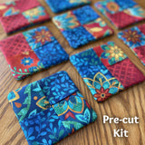 Boho Blooms Flip-Out Quilted 8 Coaster Kit - Curated by Polonia Designs - Polonia Designs