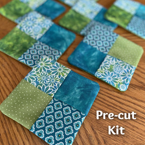 Flip-Out Quilted Coaster Kit - Daisy Delight (8 Coasters) - Curated by Polonia Designs - Polonia Designs
