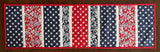 Freedom Garden 12"x42" Quilt-As-You-Go Table Runner Kit - Curated by Polonia Designs - Polonia Designs