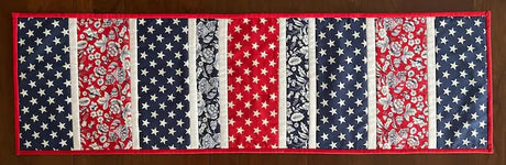Freedom Garden 12"x42" Quilt-As-You-Go Table Runner Kit - Curated by Polonia Designs - Polonia Designs