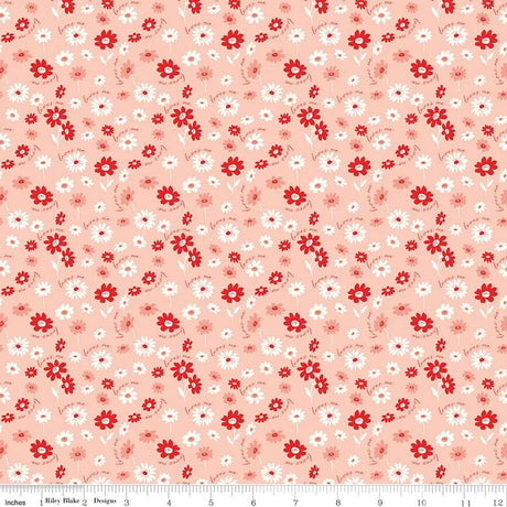 You & Me - Loves Me Pink Floral - Riley Blake Designs - Polonia Designs