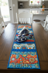 Quilt-As-You-Go 12"x42" Easy Quilted Table Runner Pattern