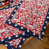Quilted Panel Self-Binding Placemat Pattern Instant Download - Polonia Designs - Polonia Designs