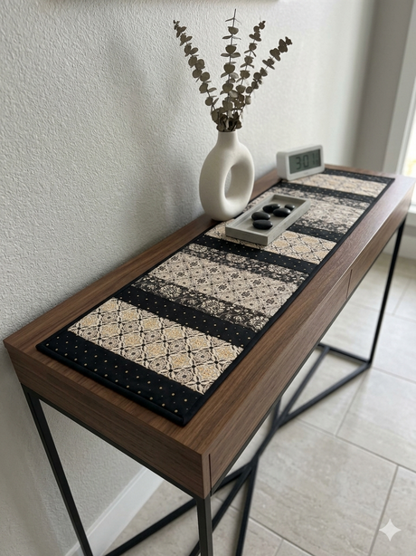 Posh 12"x42" Quilt-As-You-Go Table Runner Kit | Moda Fabrics