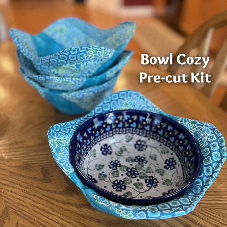 Quilt-As-You-Go Daisy Delight Bowl Cozy Pre-cut Kit - Set of 4 - Curated by Polonia Designs - Polonia Designs