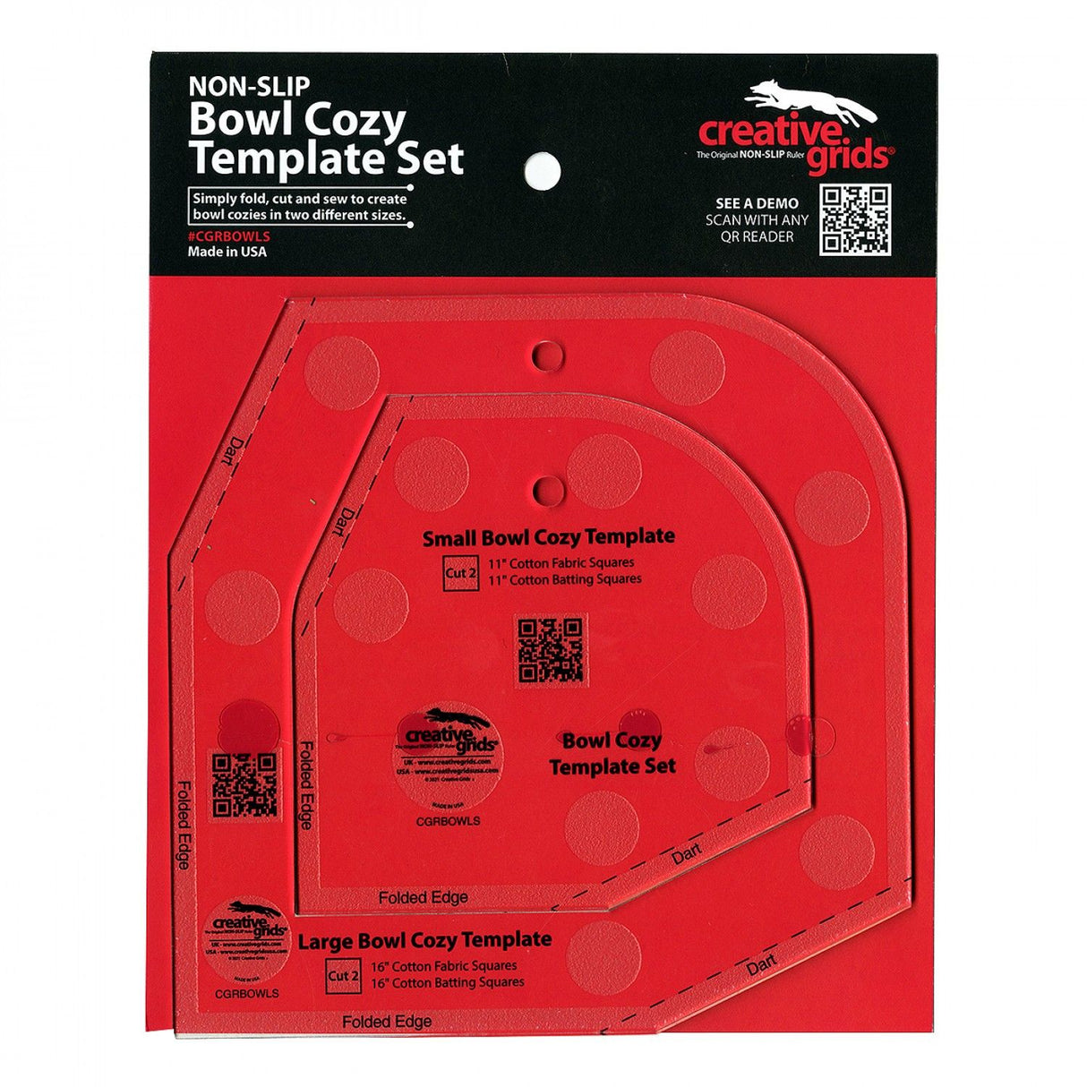 Creative Grids Bowl Cozy Template Set - Creative Grids - Polonia Designs